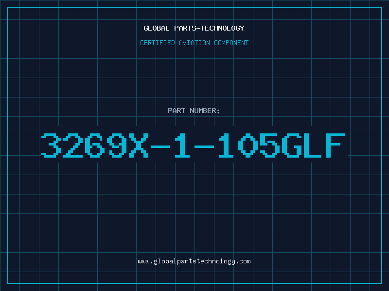 Aviation Part 3269X-1-105GLF