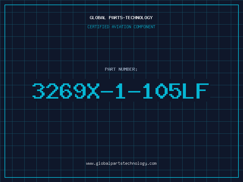Aviation Part 3269X-1-105LF