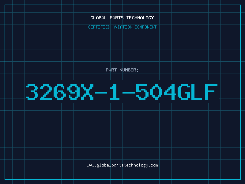 Aviation Part 3269X-1-504GLF