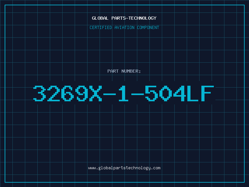 Aviation Part 3269X-1-504LF