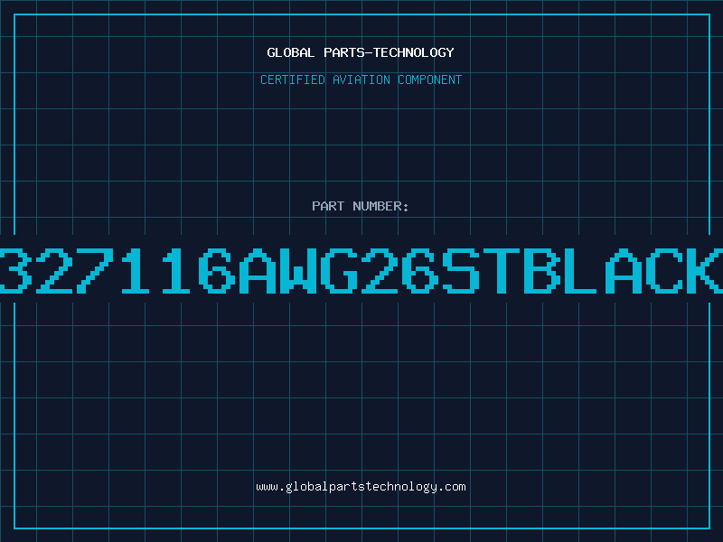 Aviation Part 327116AWG26STBLACK
