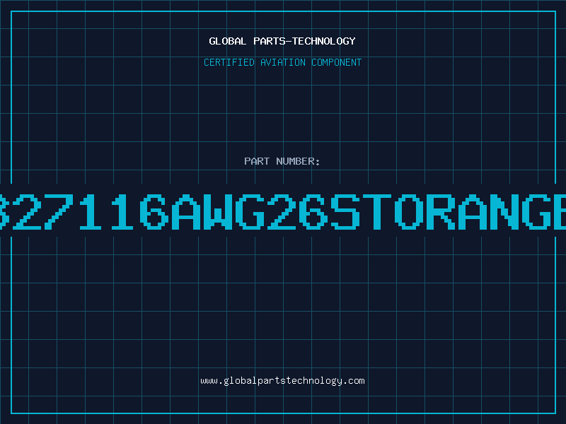 Aviation Part 327116AWG26STORANGE