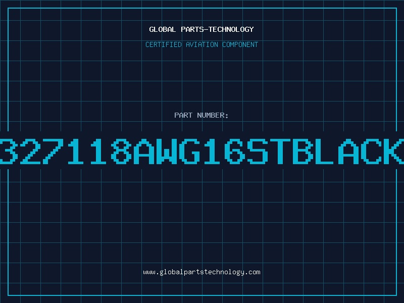 Aviation Part 327118AWG16STBLACK