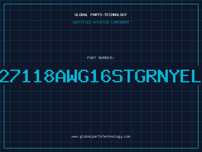 Aviation Part 327118AWG16STGRNYELL