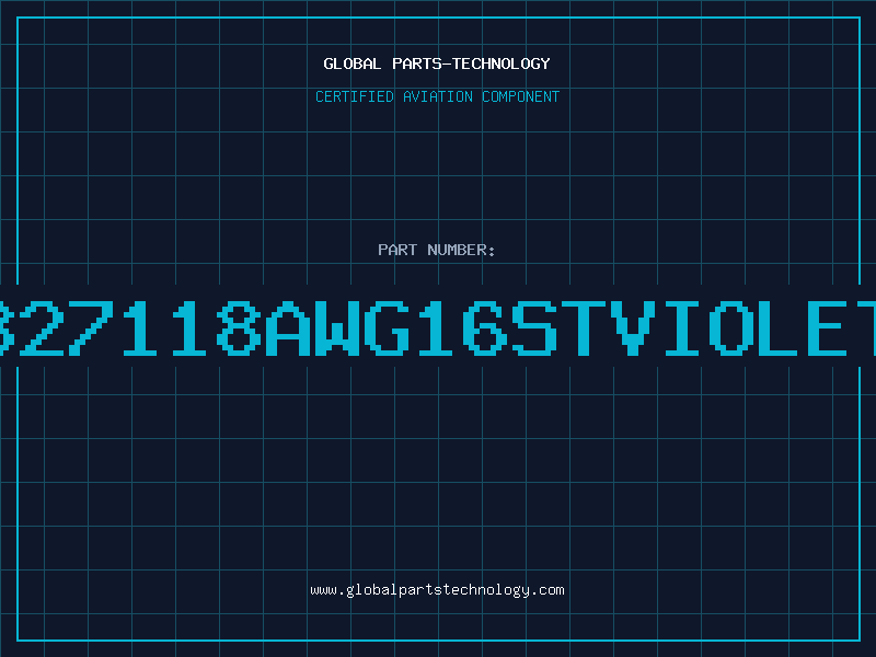 Aviation Part 327118AWG16STVIOLET
