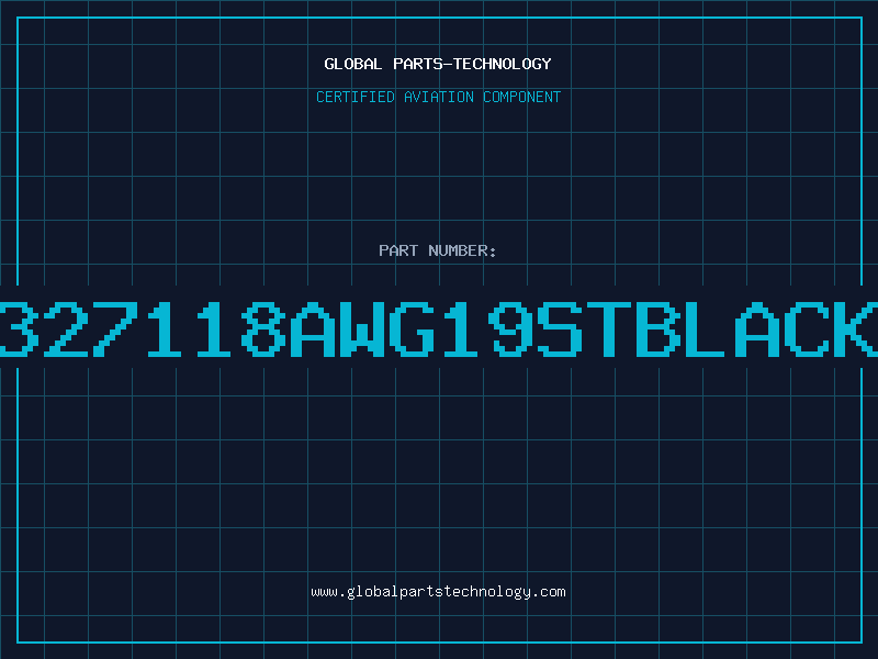 Aviation Part 327118AWG19STBLACK