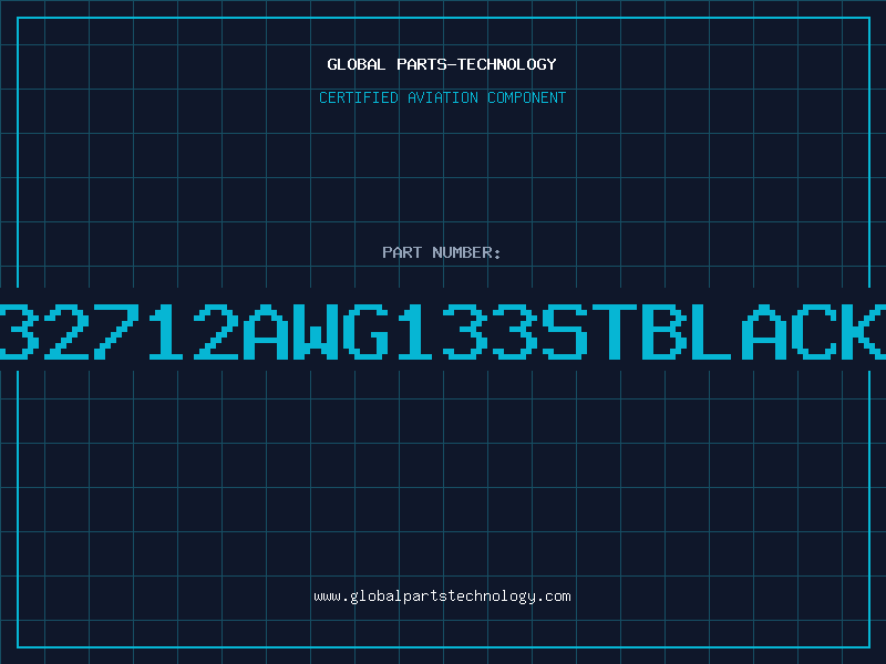 Aviation Part 32712AWG133STBLACK