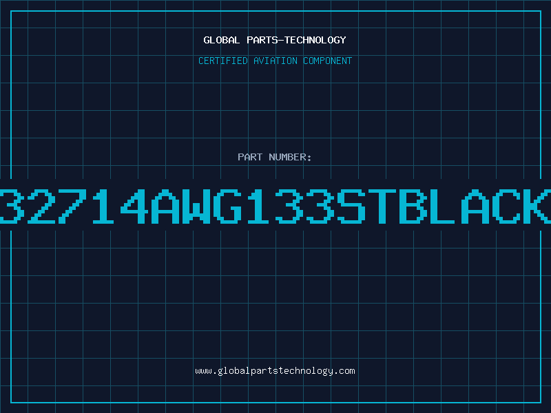 Aviation Part 32714AWG133STBLACK