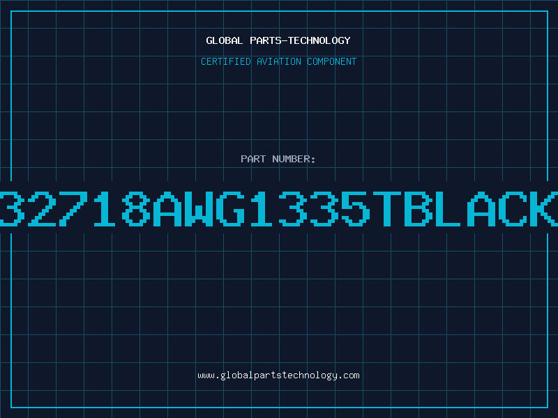 Aviation Part 32718AWG1335TBLACK