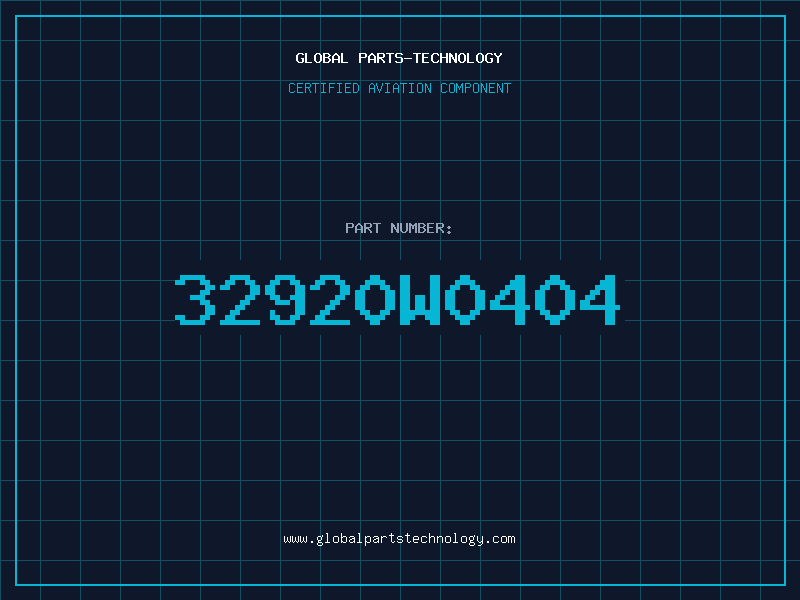 Aviation Part 32920W0404