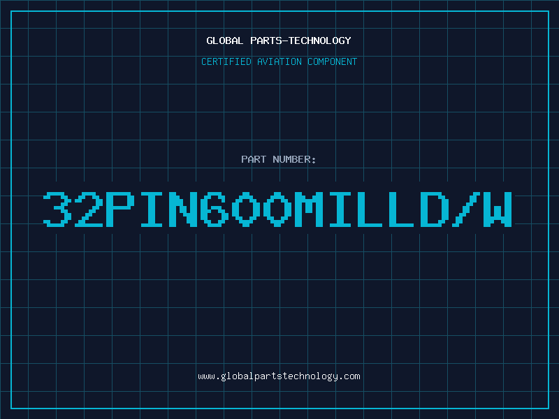Aviation Part 32PIN600MILLD/W