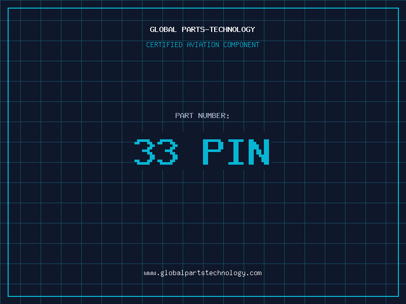 Aviation Part 33 PIN