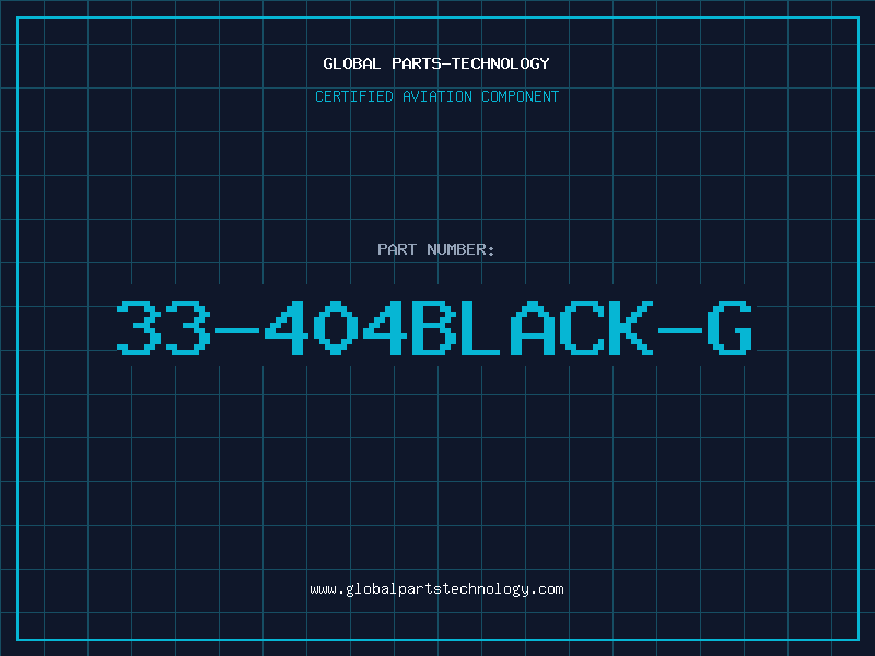 Aviation Part 33-404BLACK-G