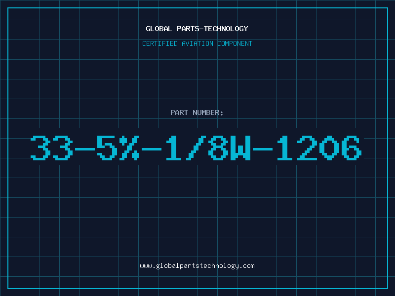 Aviation Part 33-5%-1/8W-1206