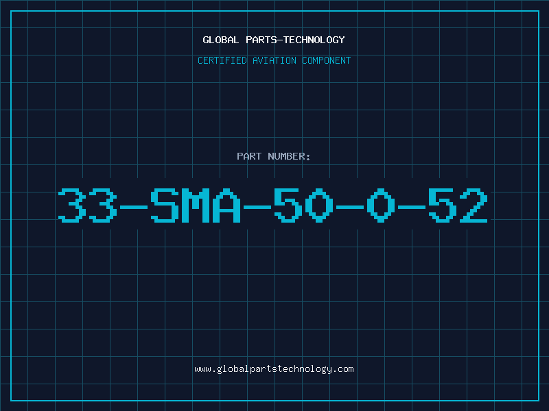 Aviation Part 33-SMA-50-0-52