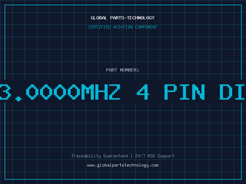 Aviation Part 33.0000Mhz 4 pin dip