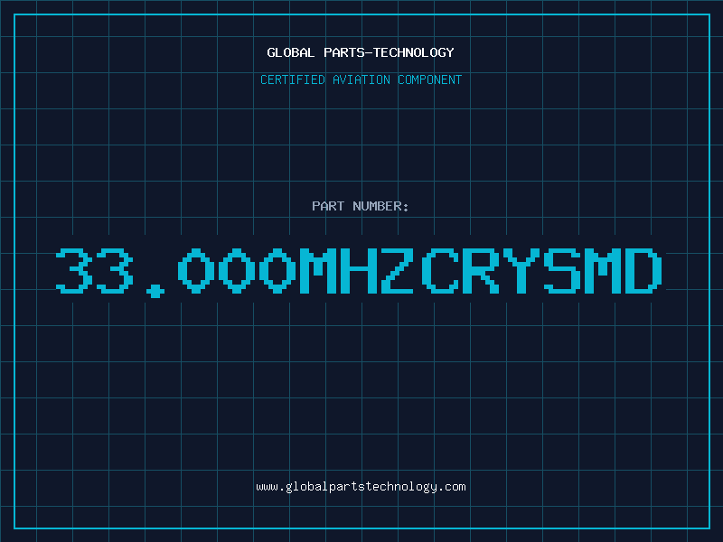 Aviation Part 33.000MHZCRYSMD