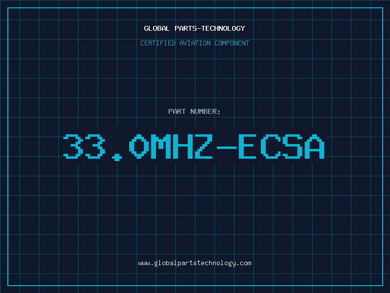 Aviation Part 33.0MHZ-ECSA