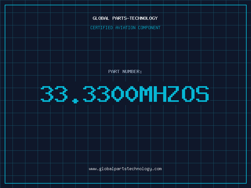 Aviation Part 33.3300MHZOS