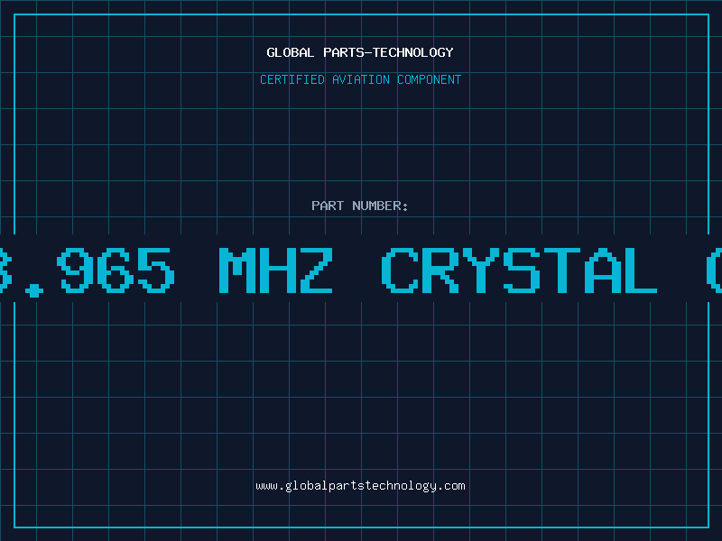 Aviation Part 33.965 MHZ CRYSTAL OS