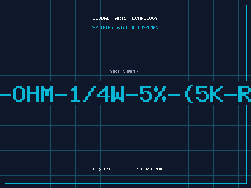 Aviation Part 330-OHM-1/4W-5%-(5K-REEL