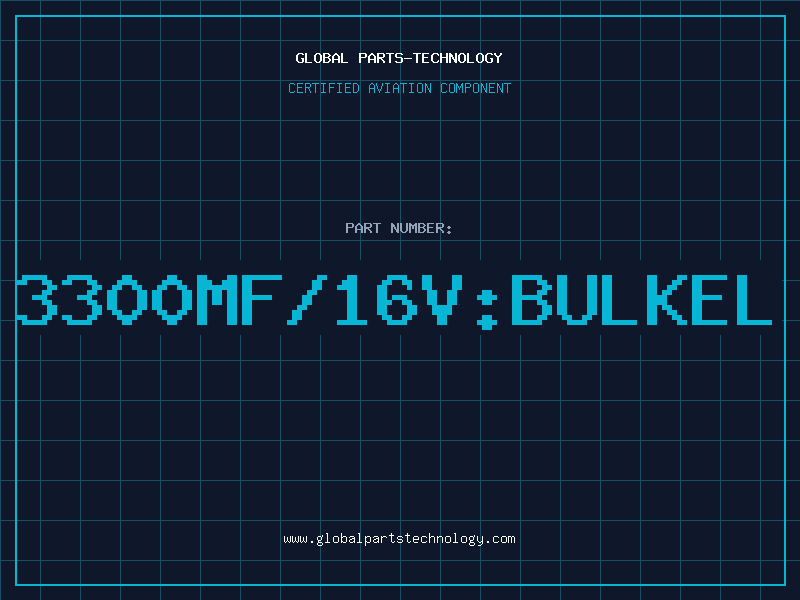 Aviation Part 3300MF/16V:BULKEL