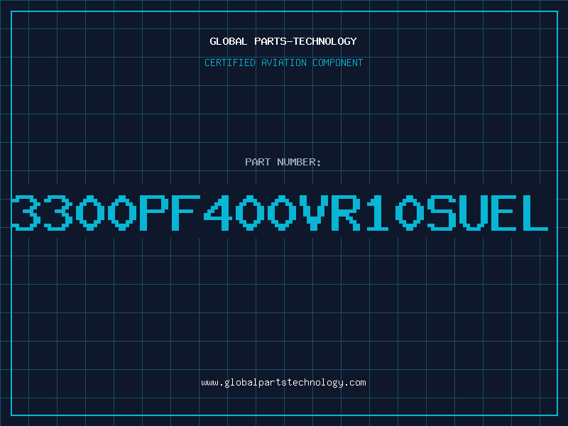 Aviation Part 3300PF400VR10SUEL