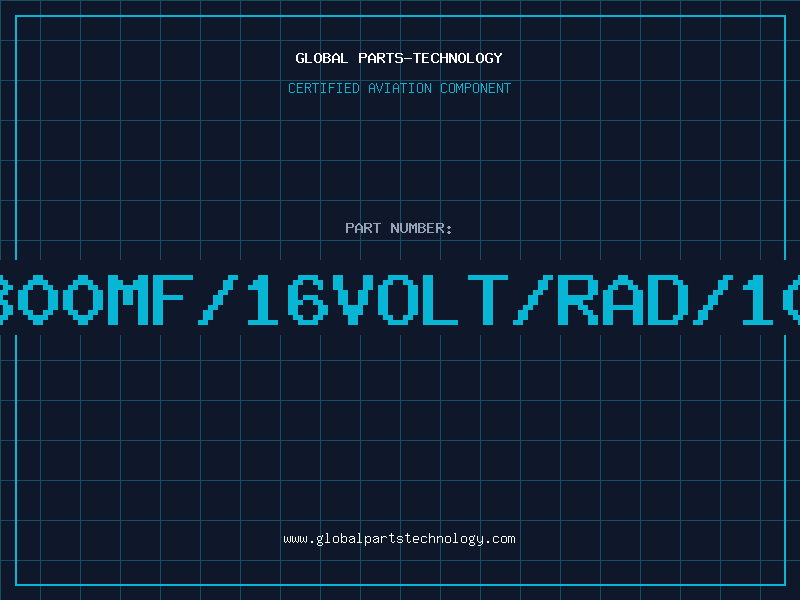 Aviation Part 3300mf/16Volt/Rad/105