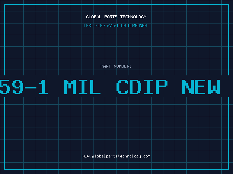 Aviation Part 330159-1 MIL CDIP NEW GOLD