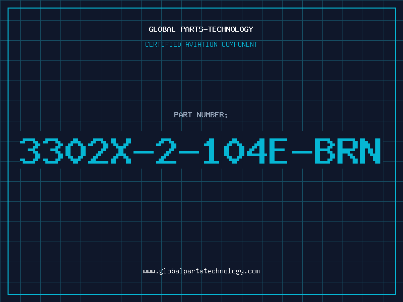 Aviation Part 3302X-2-104E-BRN
