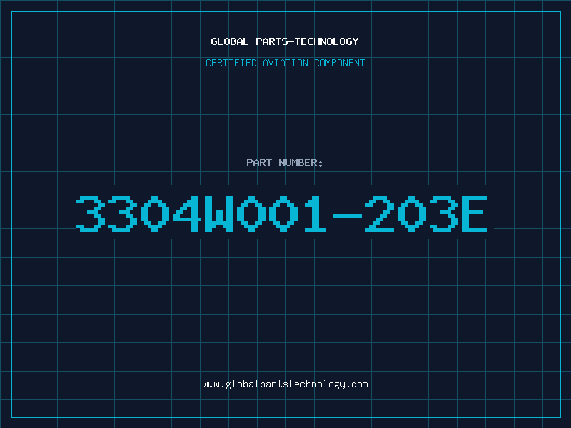 Aviation Part 3304W001-203E