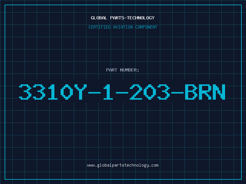 Aviation Part 3310Y-1-203-BRN