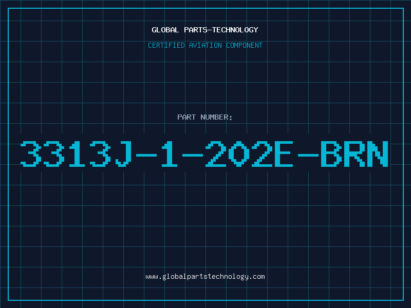 Aviation Part 3313J-1-202E-BRN
