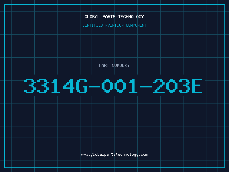 Aviation Part 3314G-001-203E