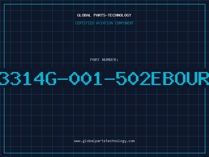 Aviation Part 3314G-001-502EBOUR