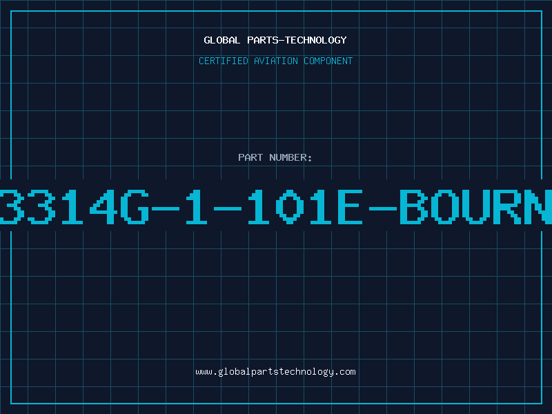 Aviation Part 3314G-1-101E-BOURN