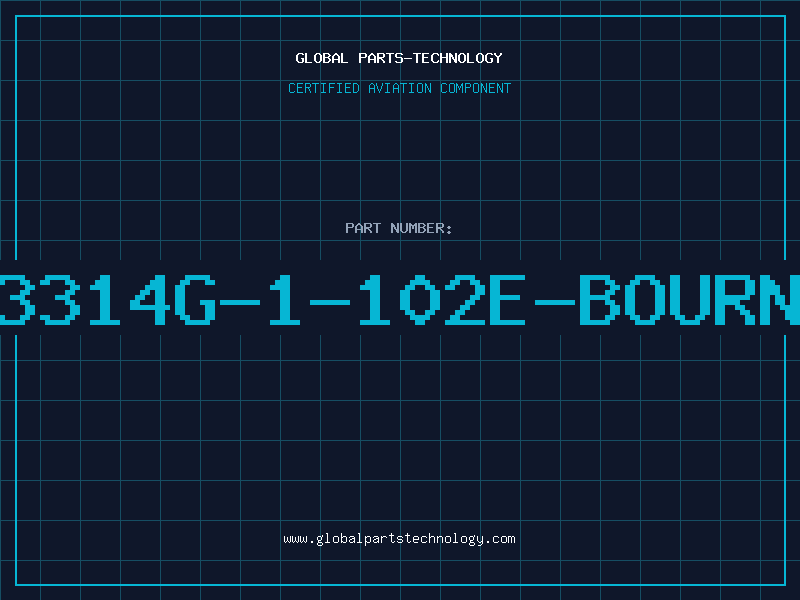 Aviation Part 3314G-1-102E-BOURN