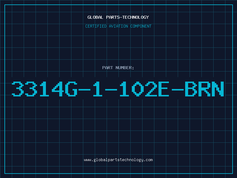 Aviation Part 3314G-1-102E-BRN