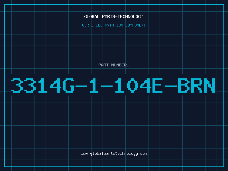 Aviation Part 3314G-1-104E-BRN