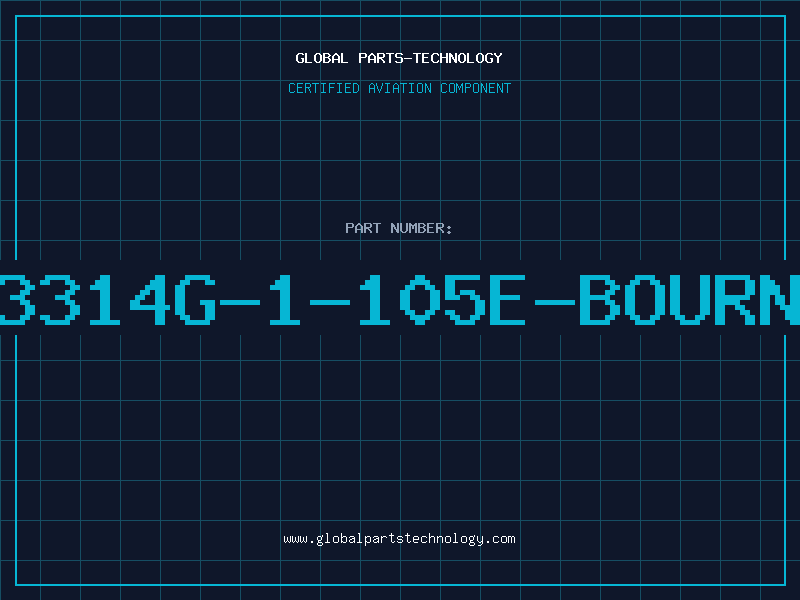 Aviation Part 3314G-1-105E-BOURN