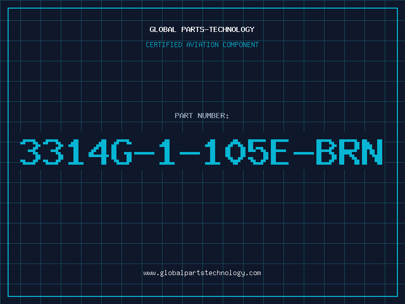 Aviation Part 3314G-1-105E-BRN