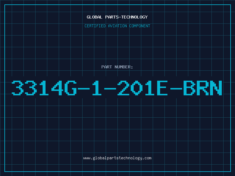 Aviation Part 3314G-1-201E-BRN