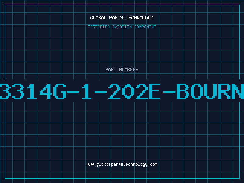 Aviation Part 3314G-1-202E-BOURN