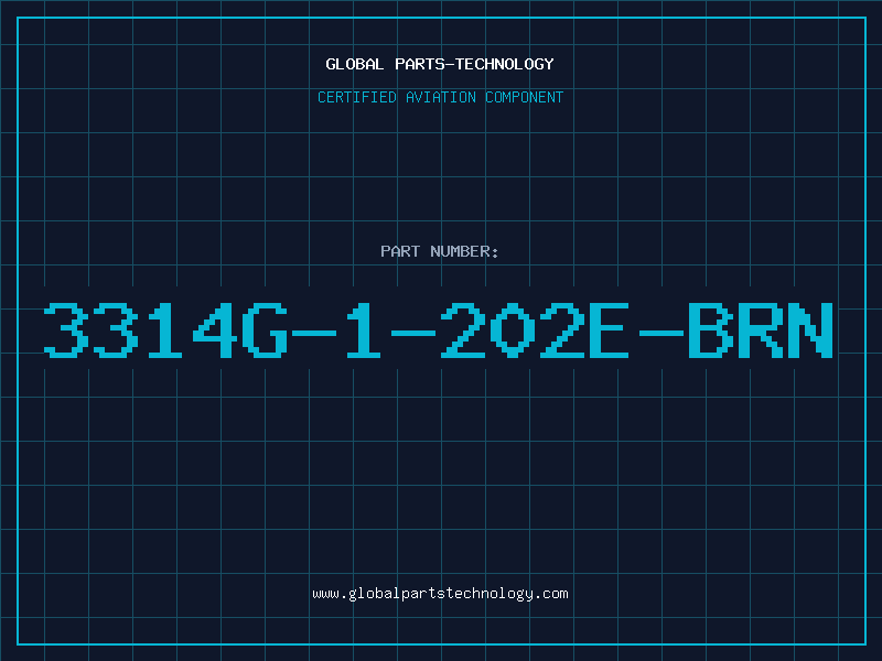 Aviation Part 3314G-1-202E-BRN