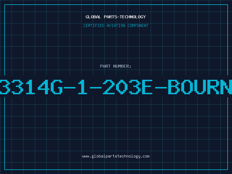 Aviation Part 3314G-1-203E-BOURN