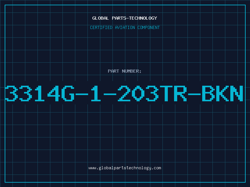 Aviation Part 3314G-1-203TR-BKN