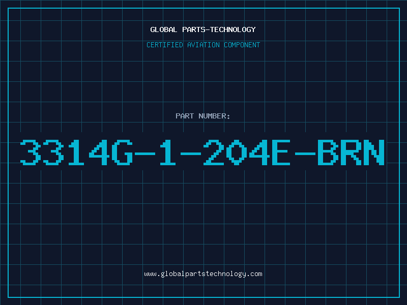Aviation Part 3314G-1-204E-BRN