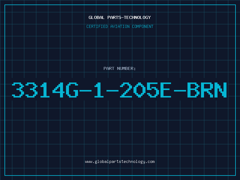Aviation Part 3314G-1-205E-BRN