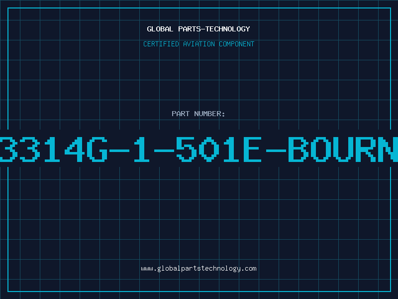 Aviation Part 3314G-1-501E-BOURN