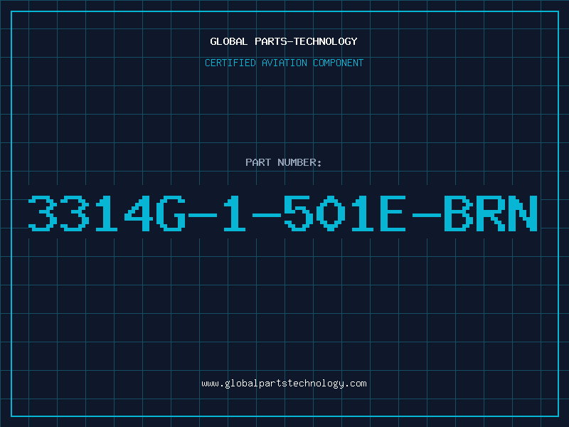Aviation Part 3314G-1-501E-BRN